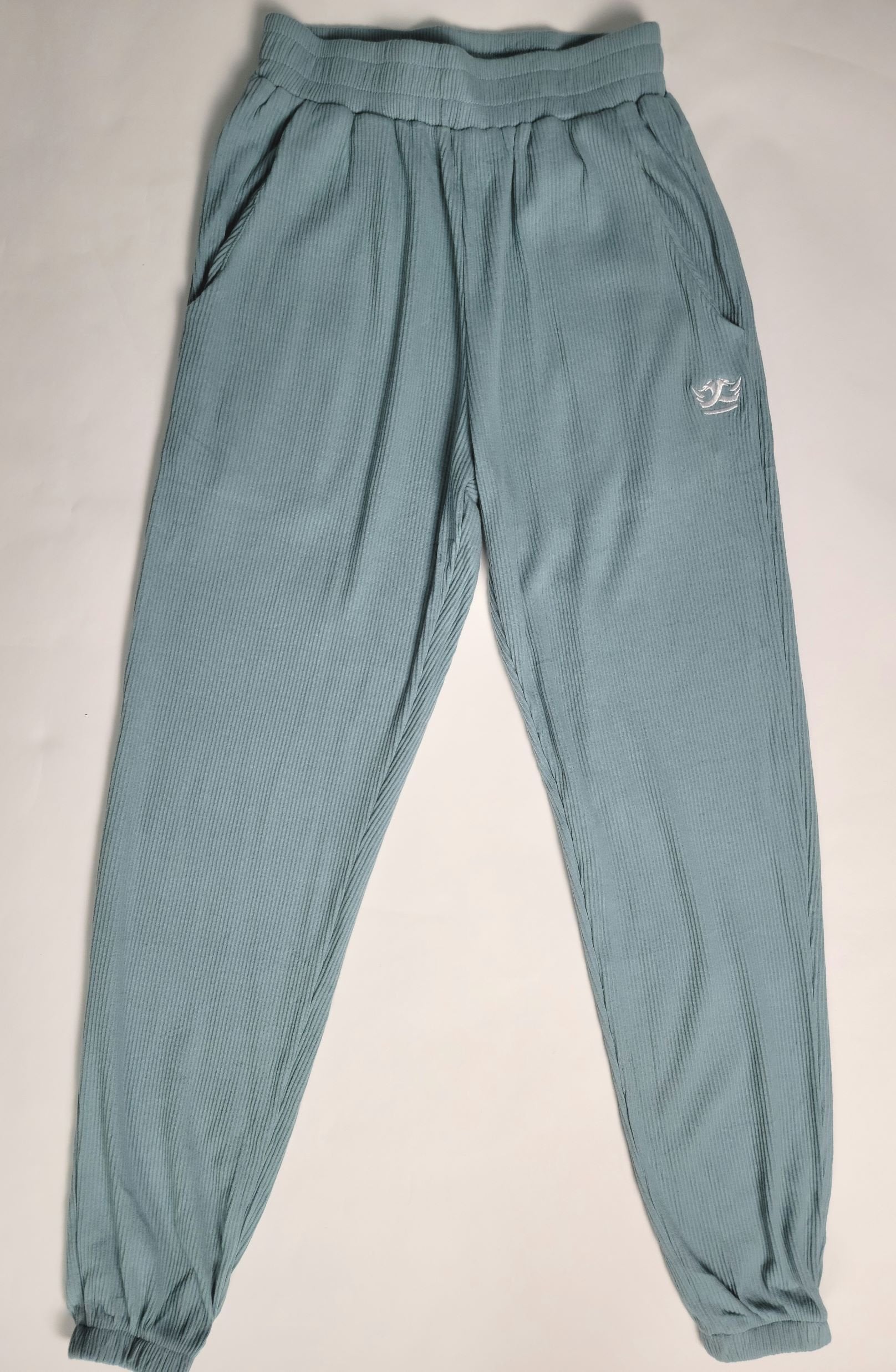 Cropped Top Jogger Set (Turquoise)