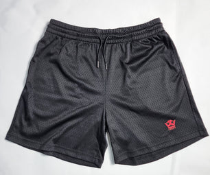 Mesh-Shorts / Rotes Logo