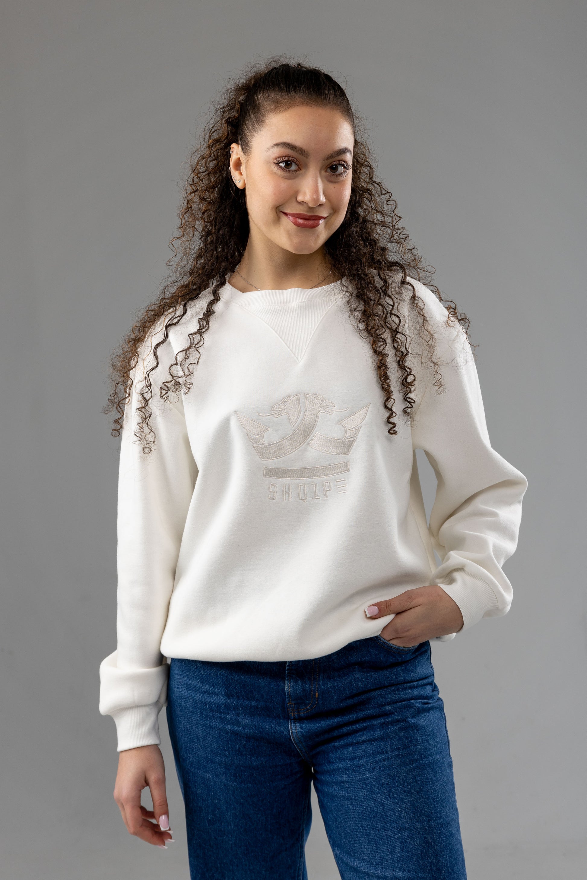 Cotton Fleece Sweater