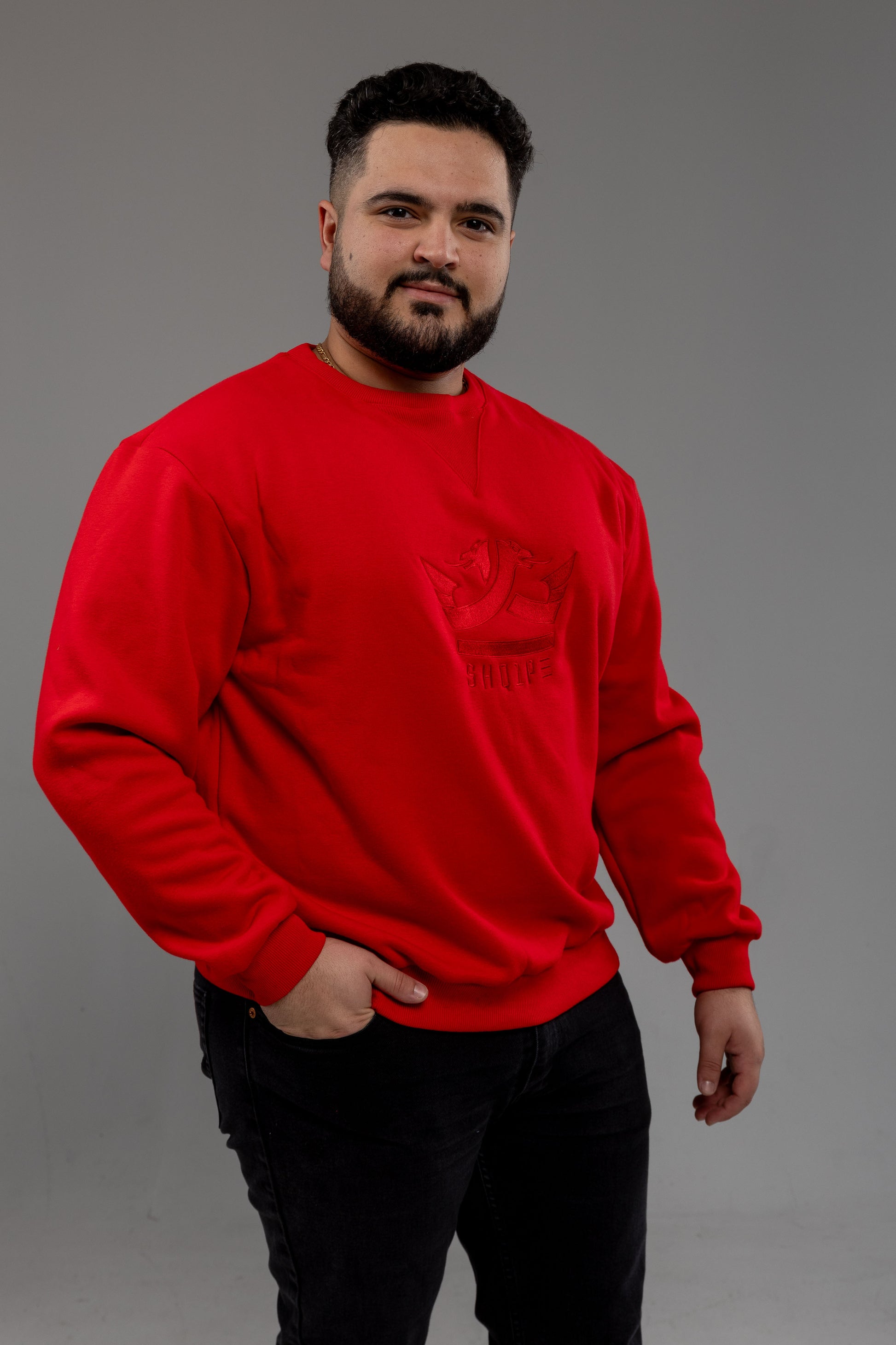 Cotton Fleece Sweater