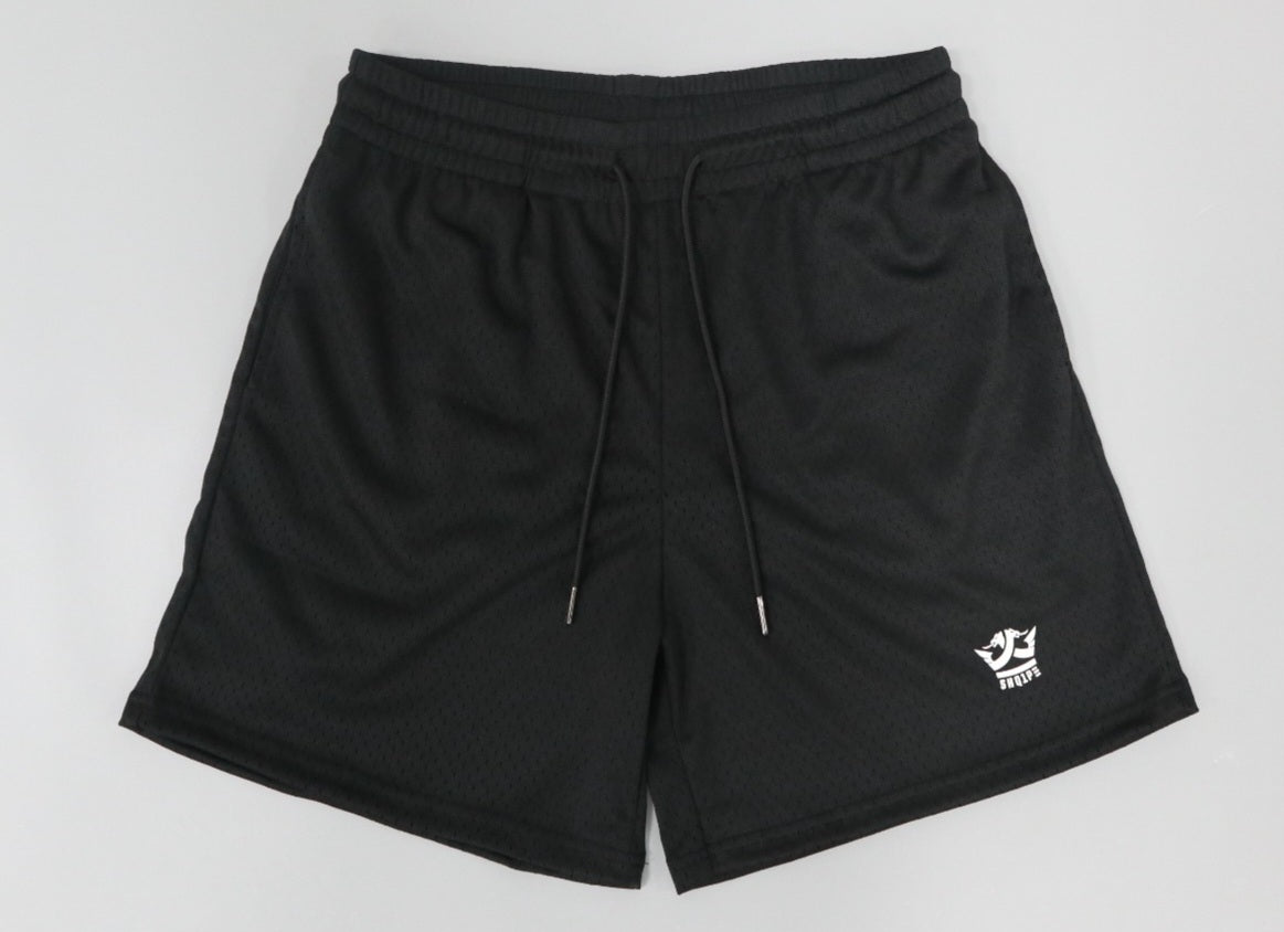 Mesh-Shorts / Weißes Logo