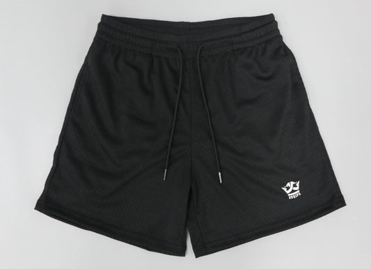 Mesh Shorts /  White Logo