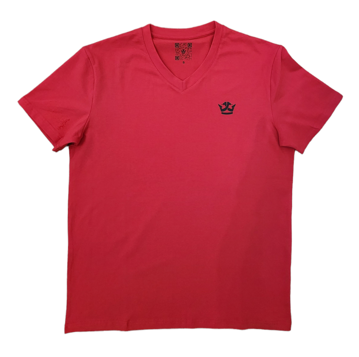 T-Shirt V Neck (Red)