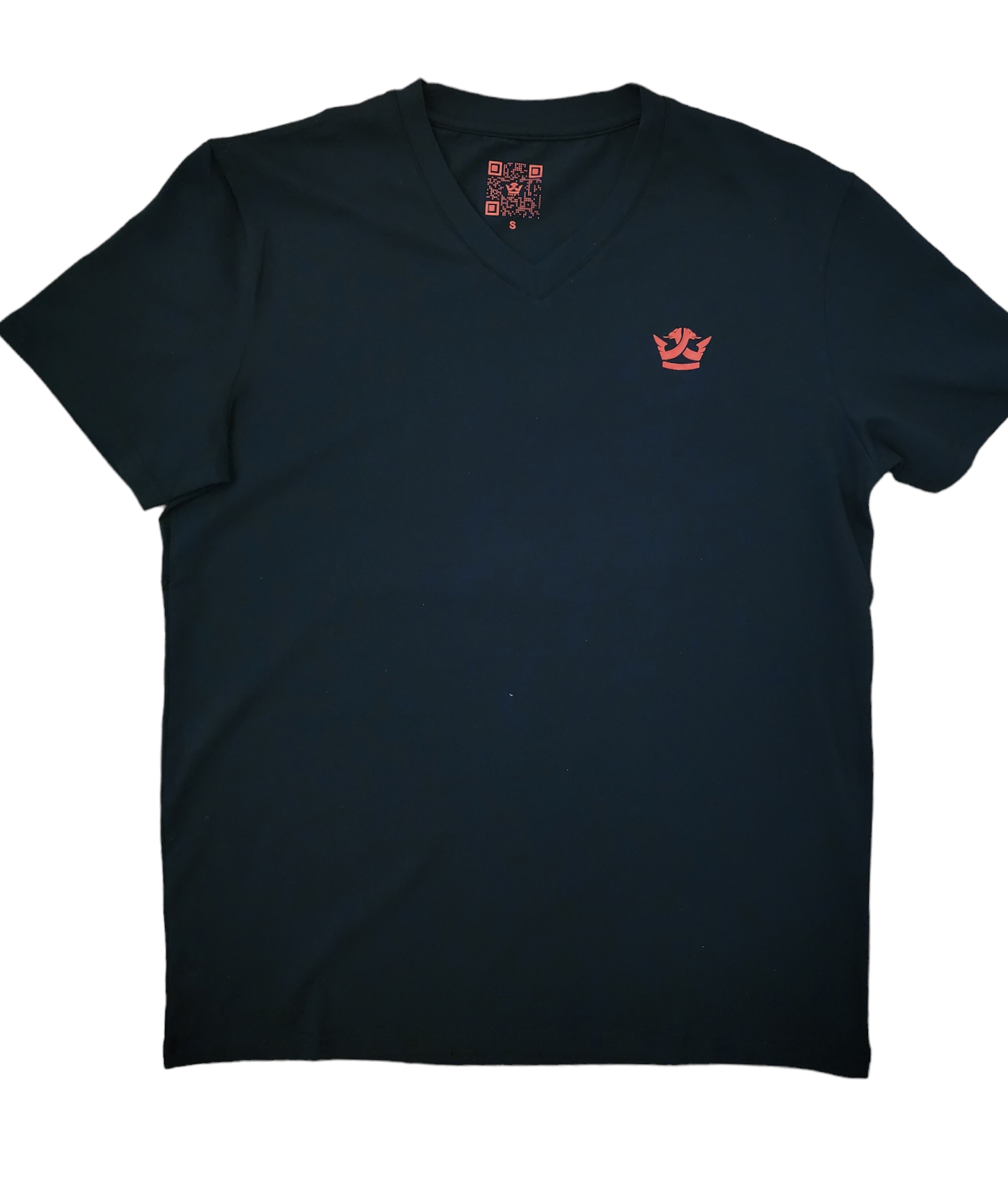 T-Shirt V-Ausschnitt (Schwarz)
