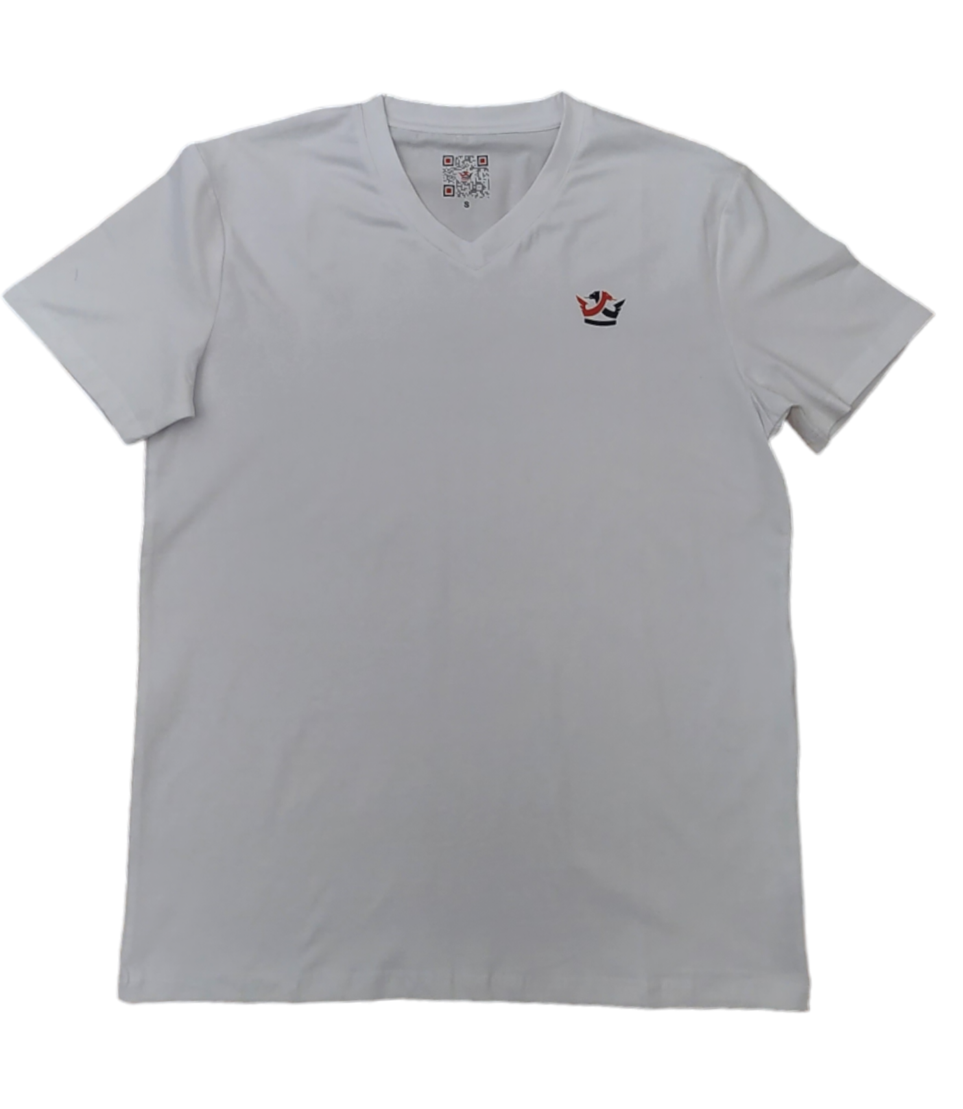 T-Shirt V-Ausschnitt (Weiß)