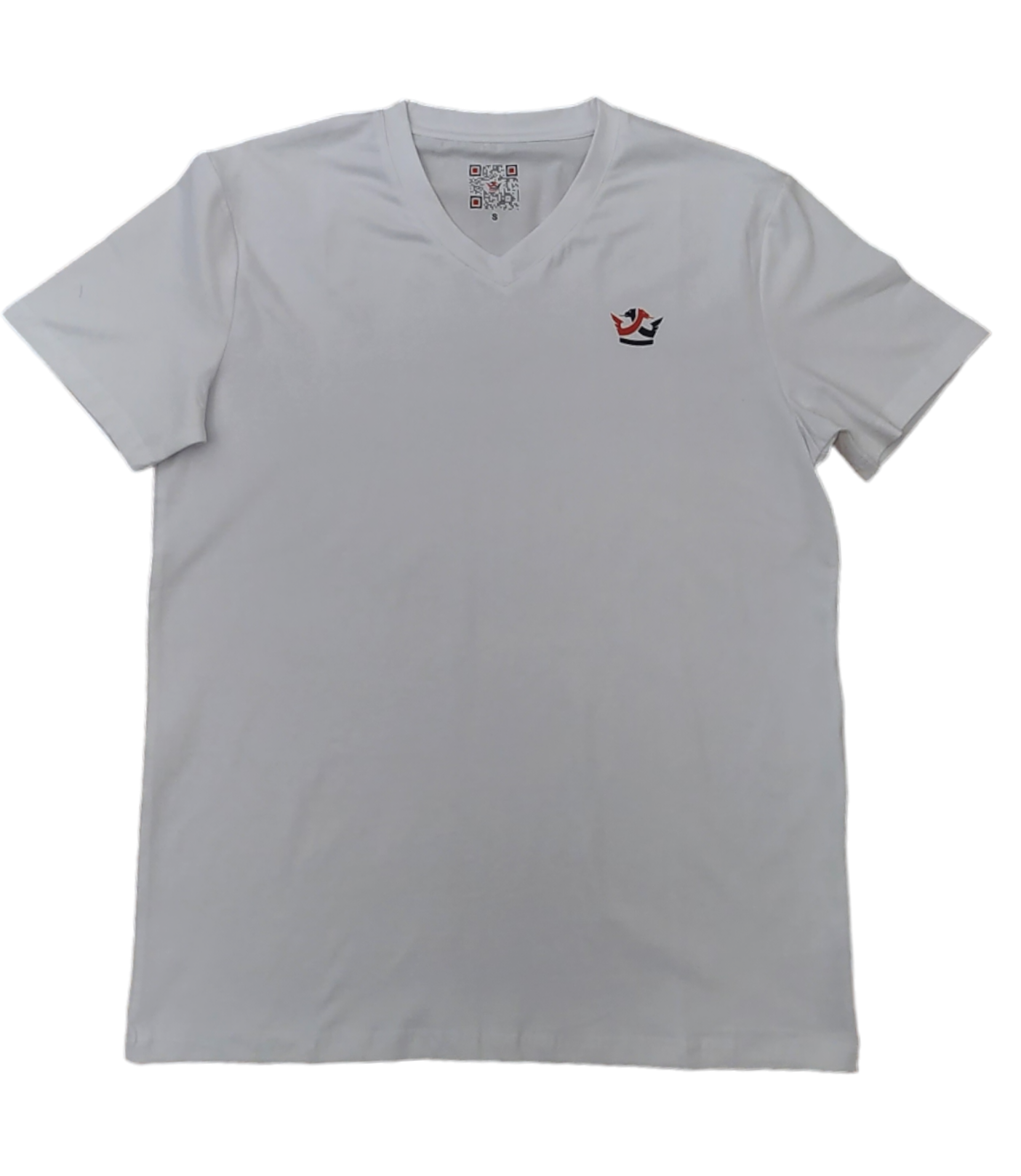 T-Shirt V Neck (White)