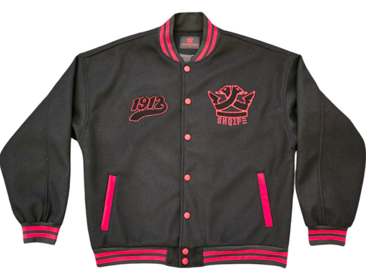 Varsity Jacket (Black/Red)