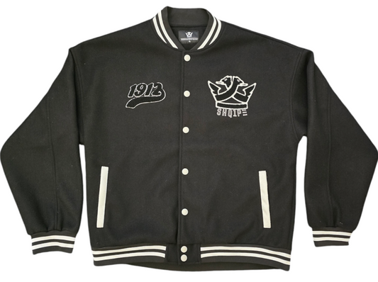 Varsity Jacket (Black/White)