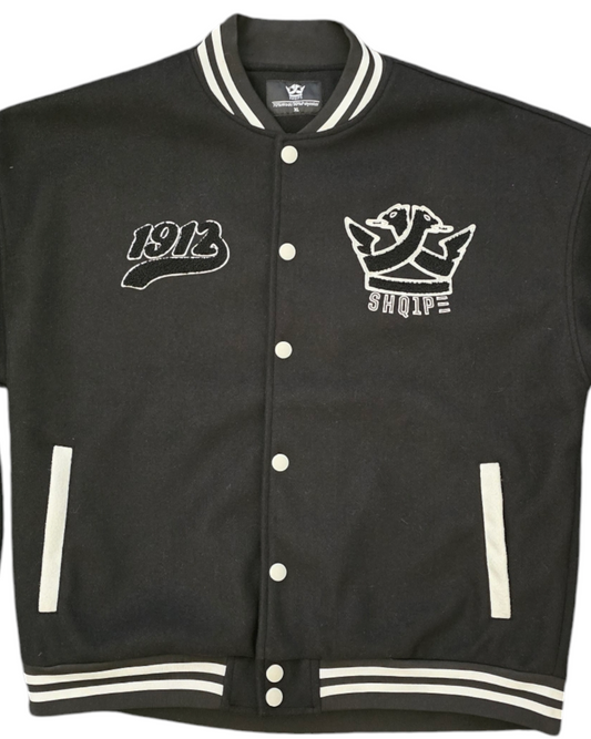 Varsity Jacket (Black/White)