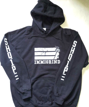 Pullover Hoody-Black Immigrind