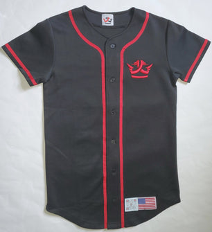 Shq1pe Baseball Jersey-Black