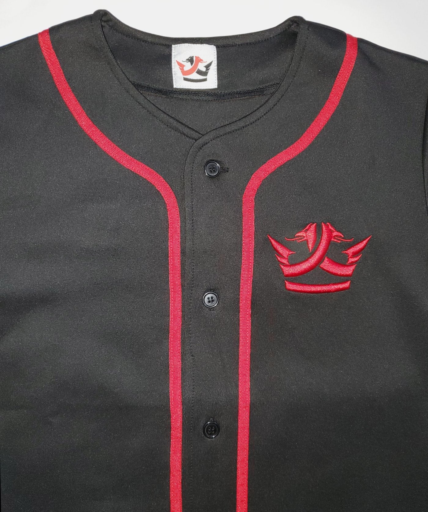 Shq1pe Baseball Jersey-Black