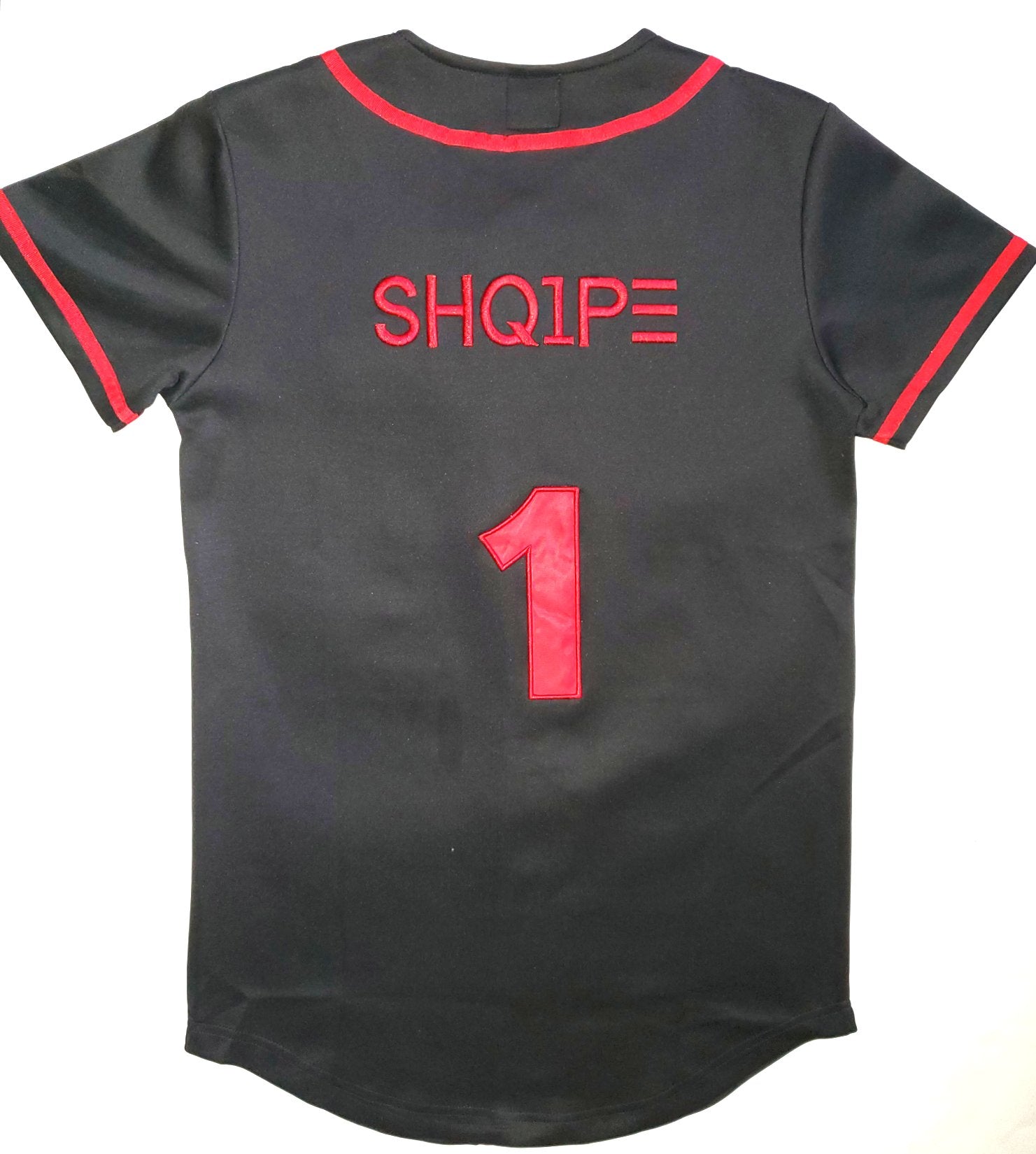 Shq1pe Baseball Jersey-Black