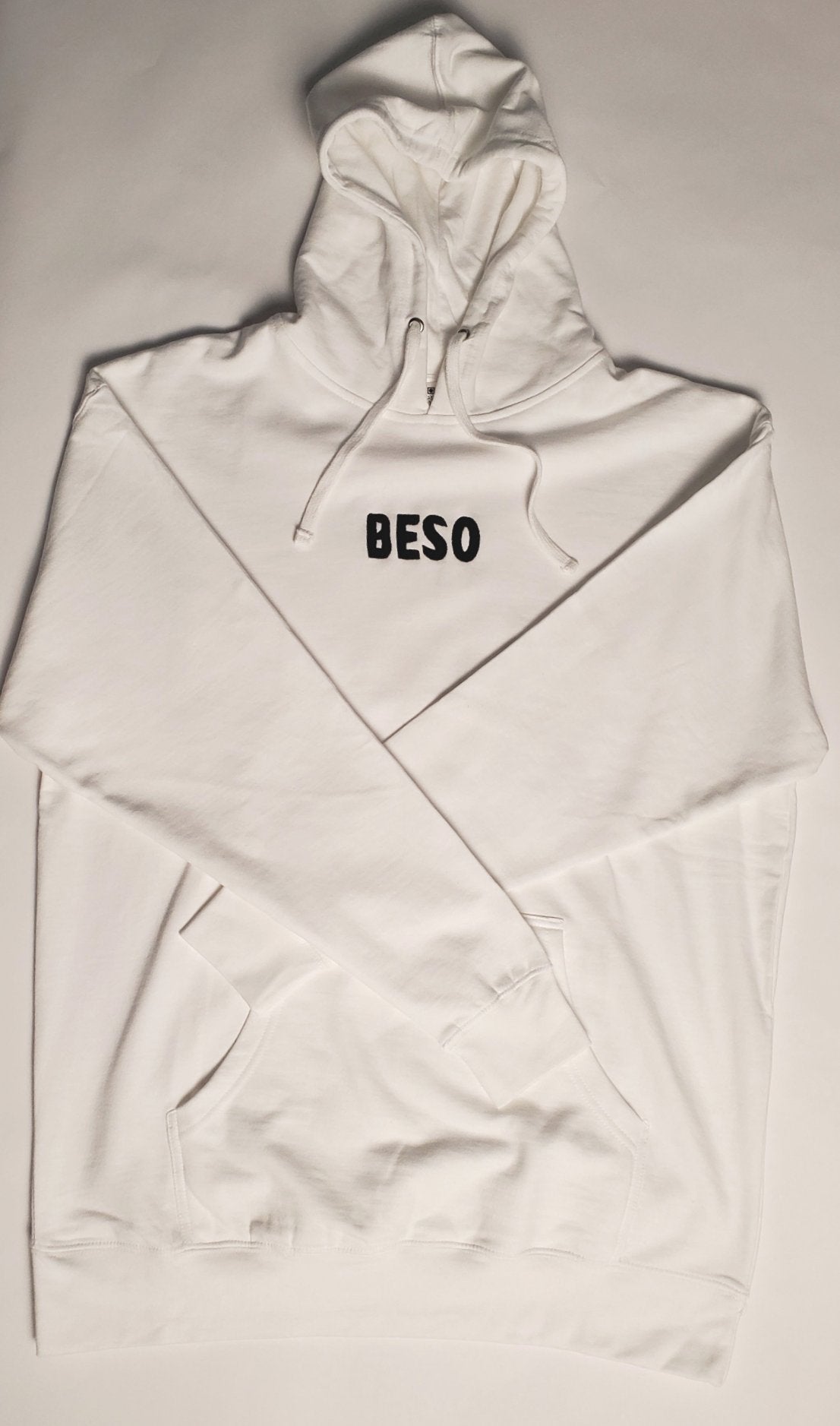 Heavyweight Pullover Hoodie White-Beso