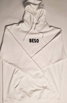 Heavyweight Pullover Hoodie White-Beso