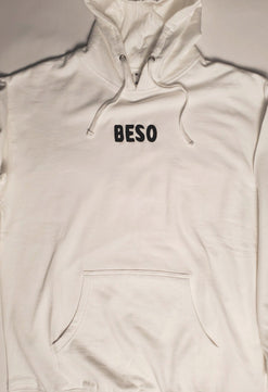 Heavyweight Pullover Hoodie White-Beso