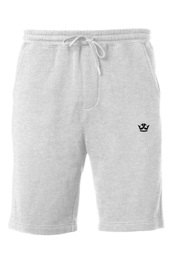 Midweight Fleece Shorts-White
