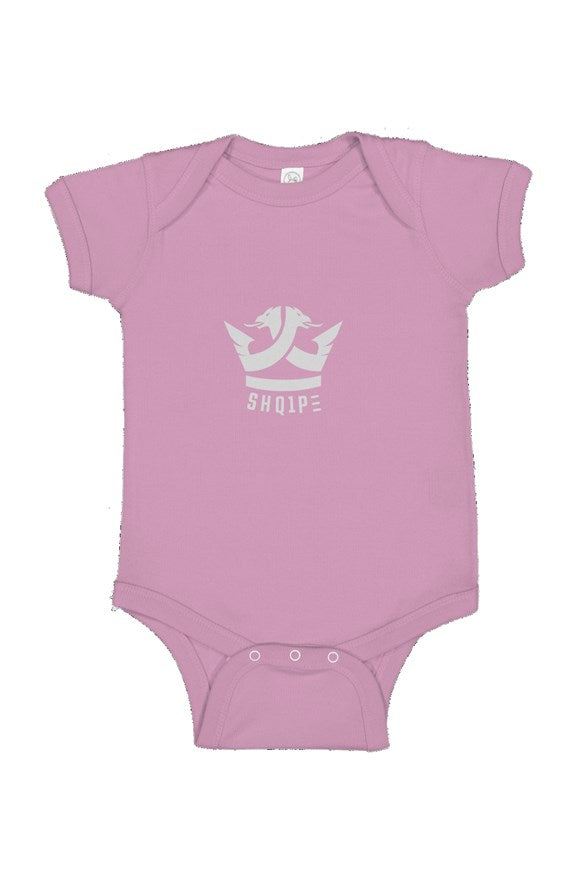 Infant Fine Jersey Onesie-pink