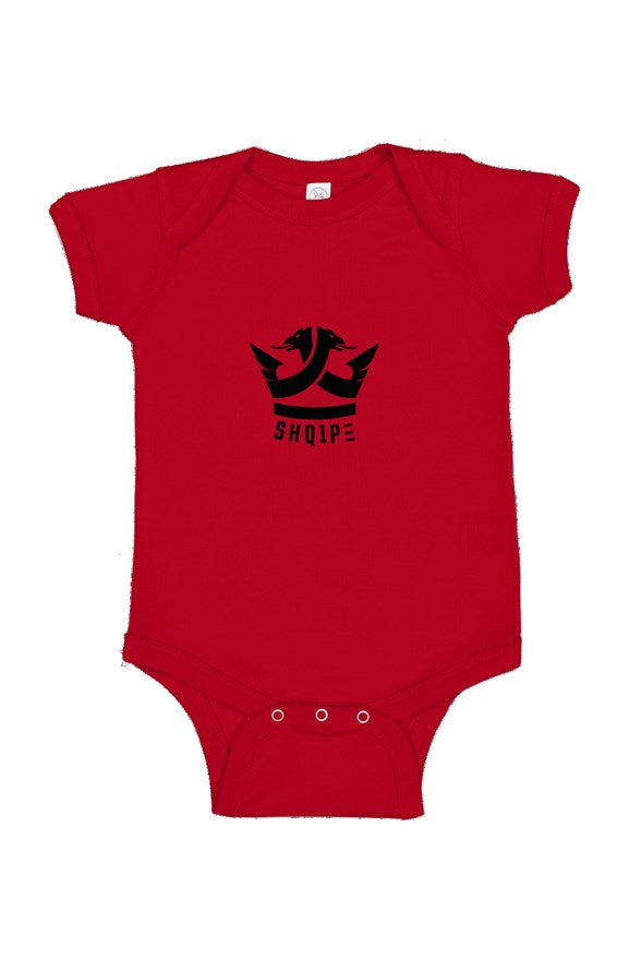 Infant Fine Jersey Onesie-red