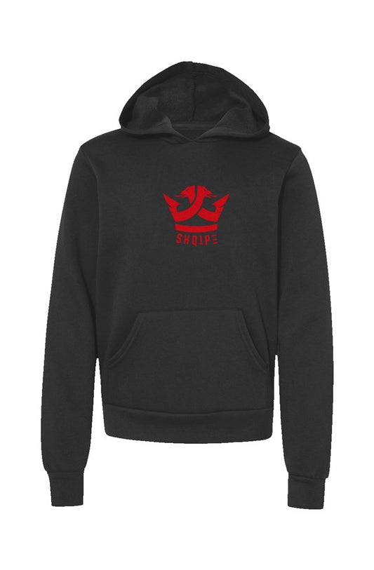 Youth Pullover Hoodie-Black