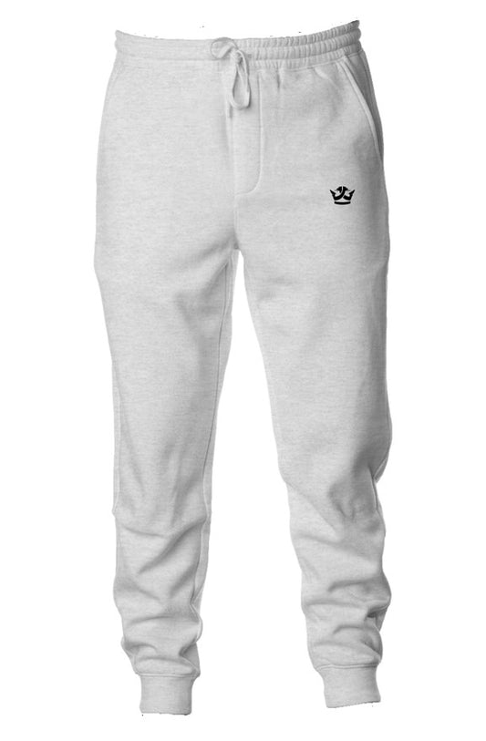 Midweight Fleece Joggers-Gray