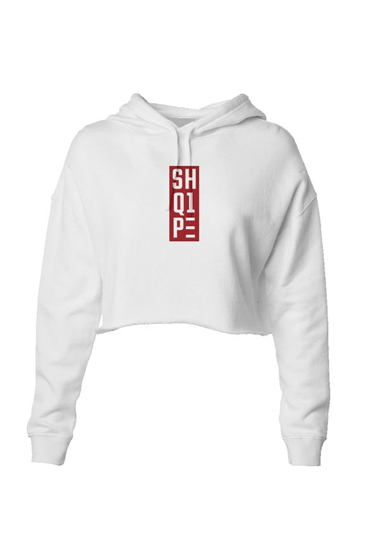 Lightweight Crop Hoodie-White