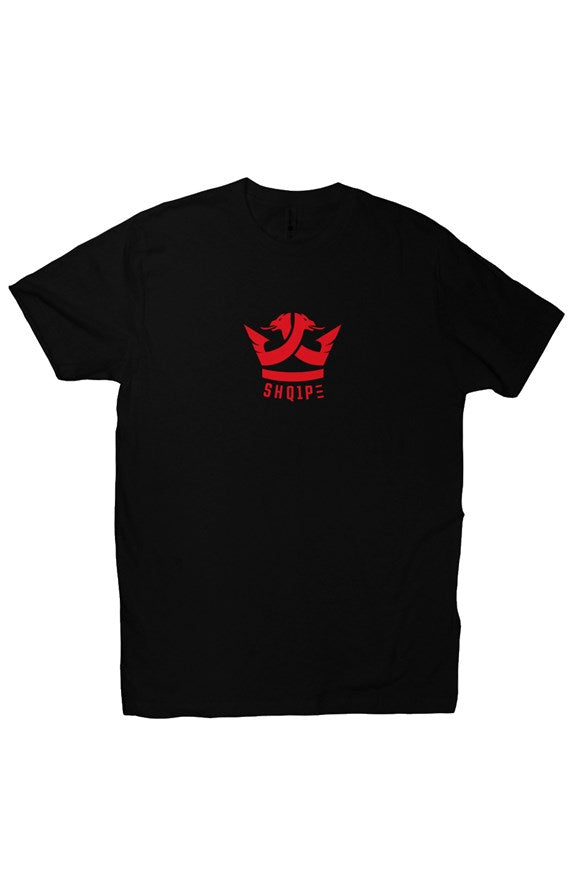 T-Shirt (Schwarz/Rotes Logo)