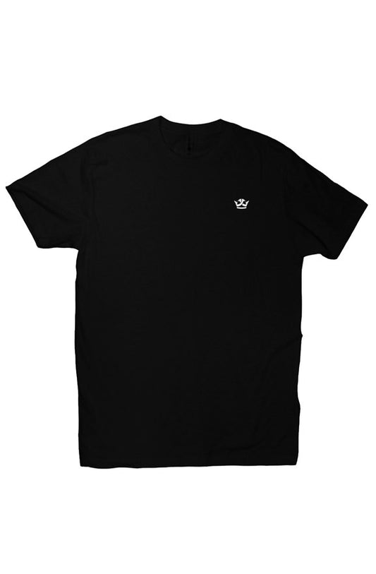 T-Shirt (Black/White Crown) 