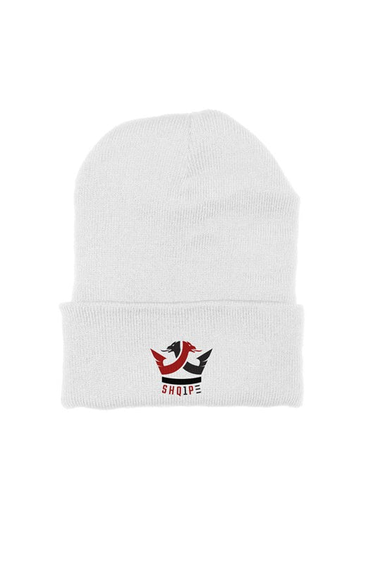 Classic Beanie_White Full logo