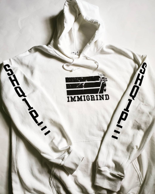 White Pullover Hoody_Immigrind