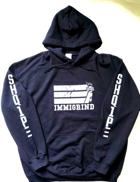 Pullover Hoody-Schwarz Immigrind