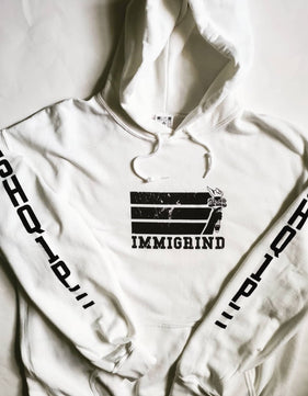 White Pullover Hoody_Immigrind