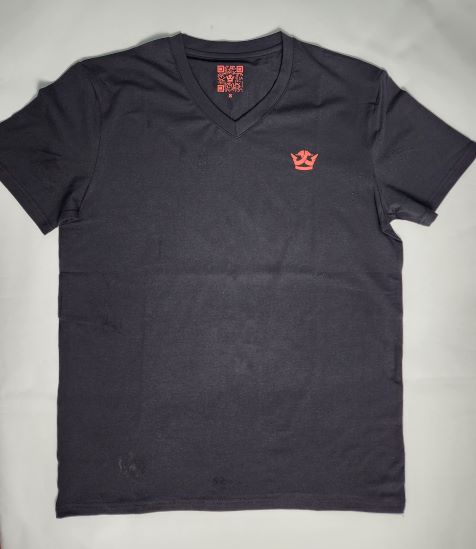 T-Shirt V Neck (Black)