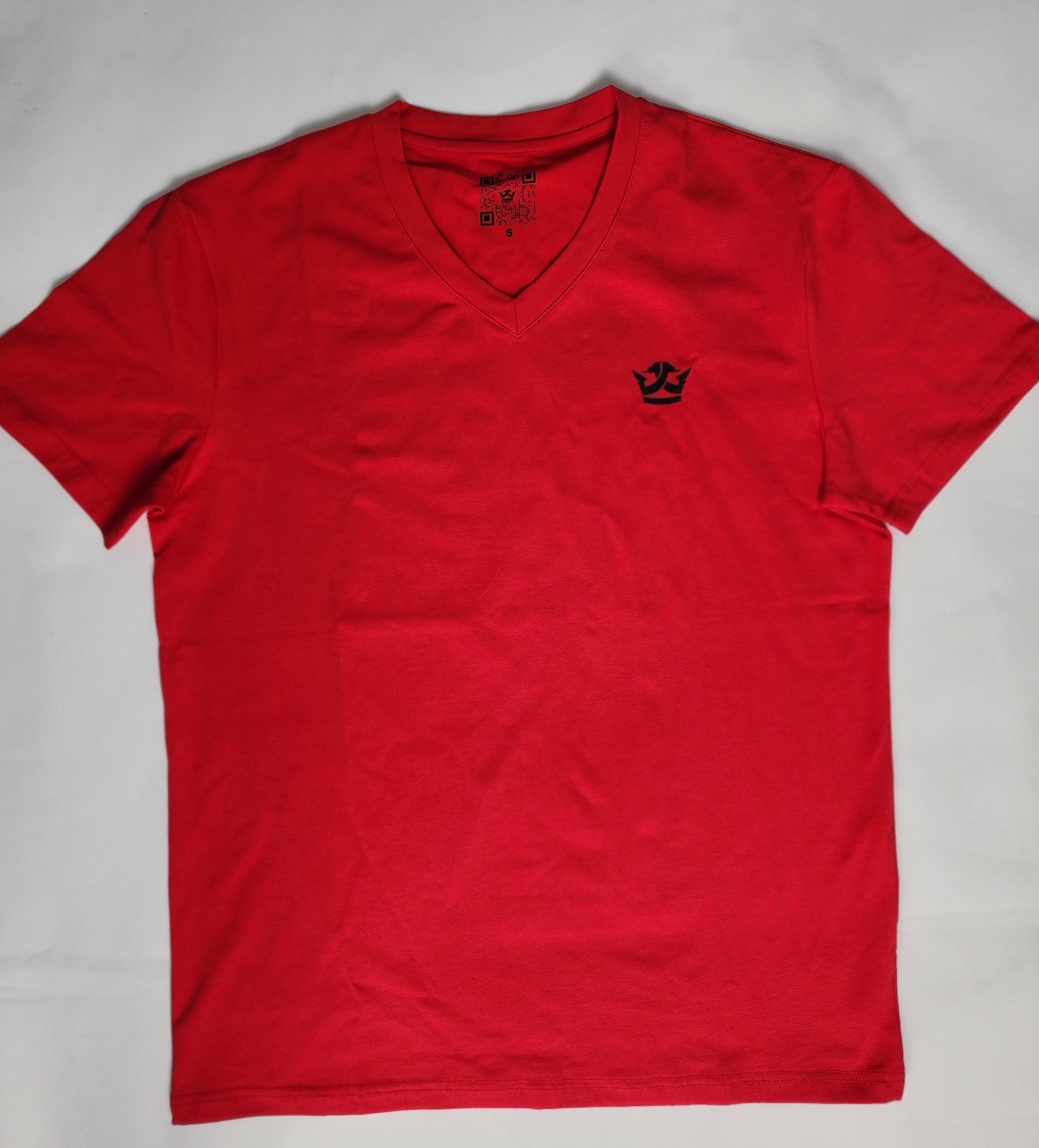 T-Shirt V Neck (Red)