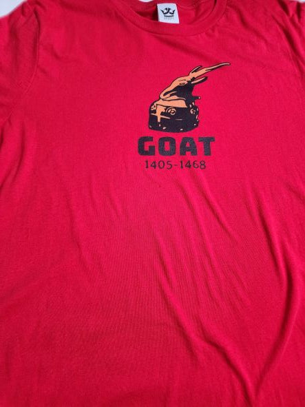 GOAT- Red T Shirt