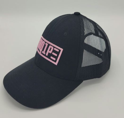 Trucker Hat (Black/Pink)