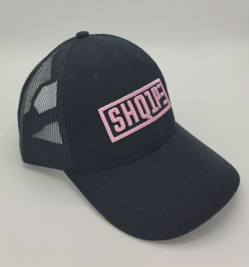 Trucker Hat (Black/Pink)