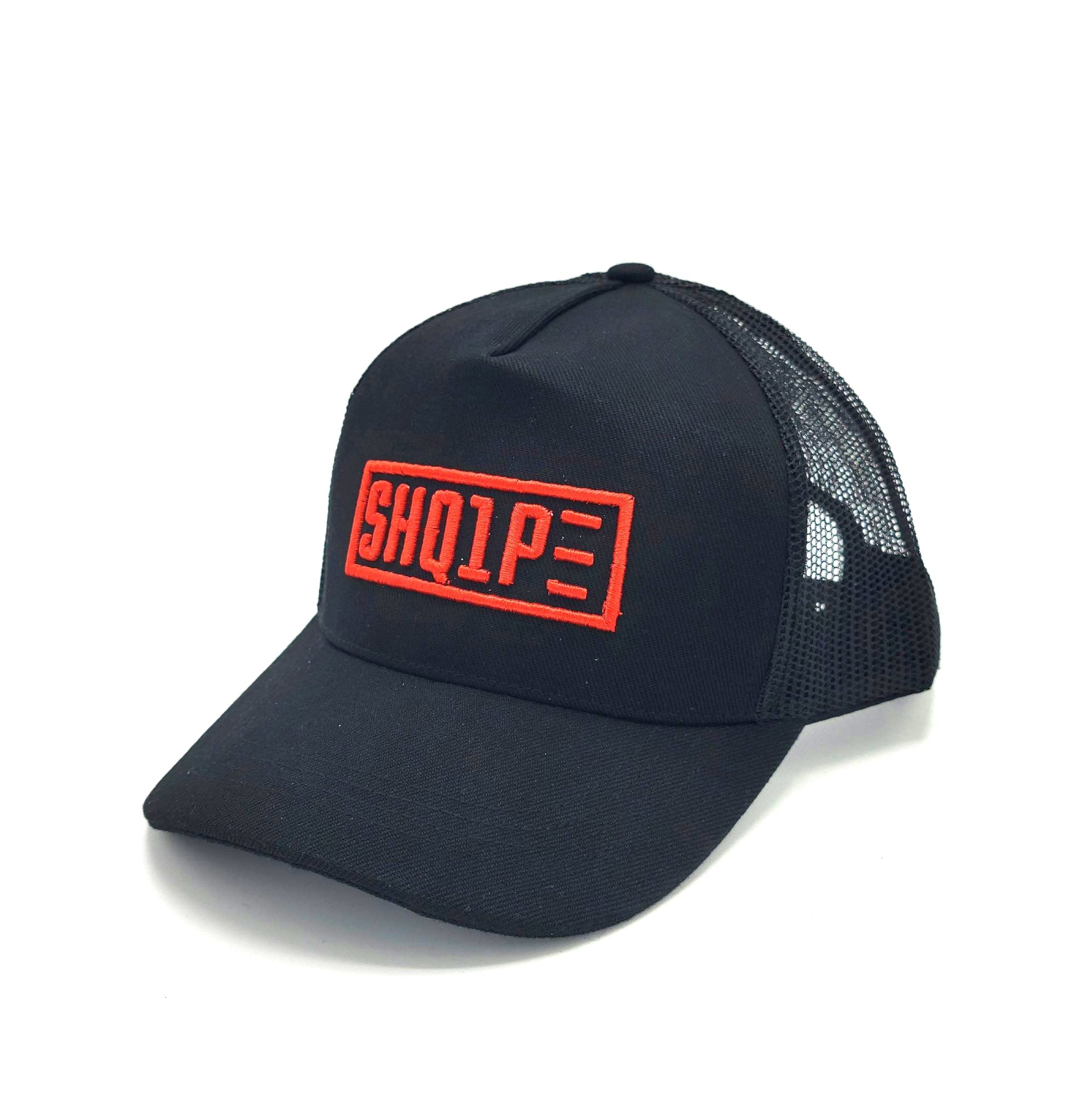 Trucker Hat (Black/Red)