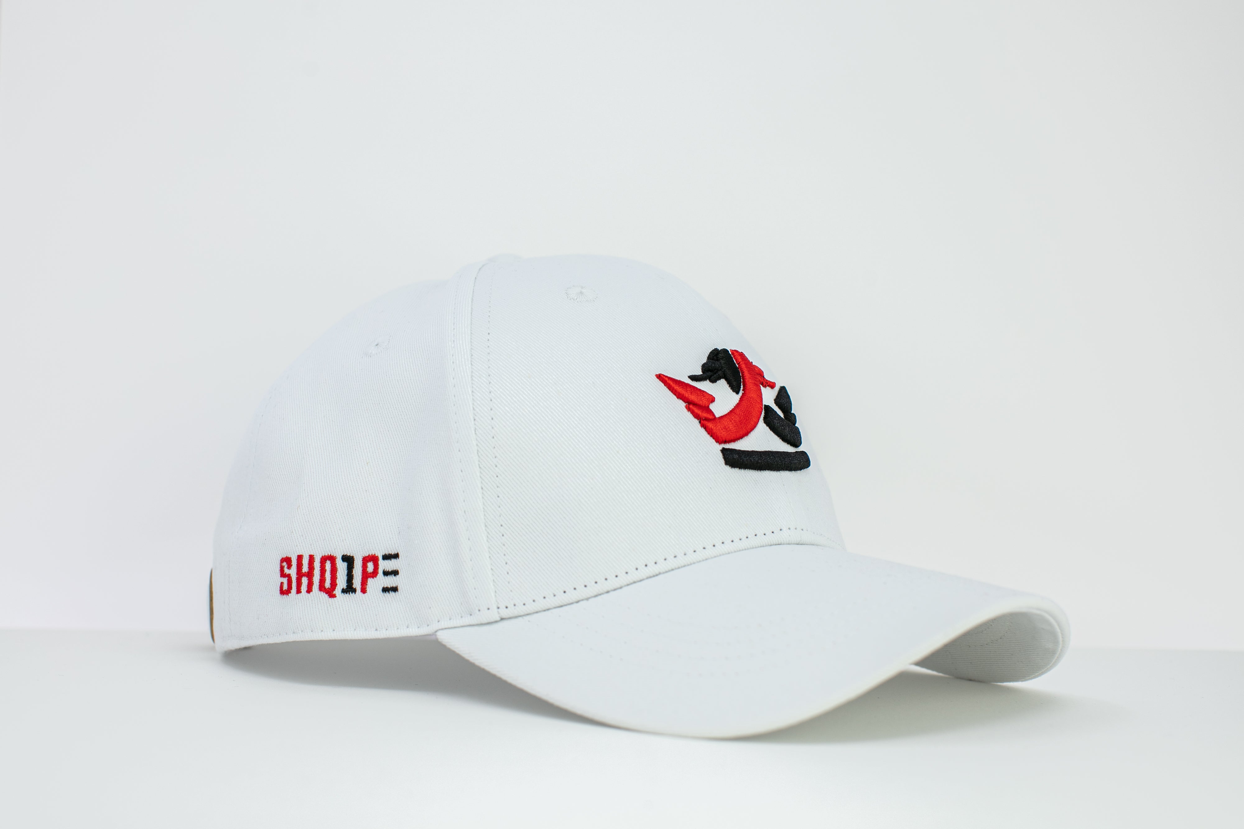 1st Edition Shq1pe Baseball Cap White/Red & Black