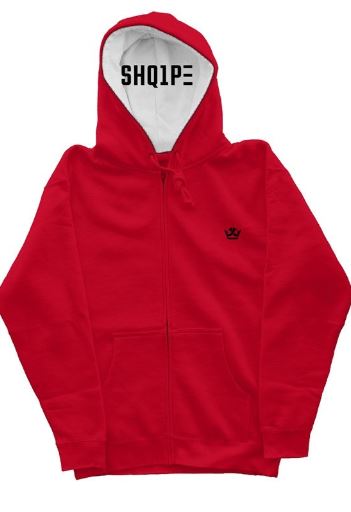 Independent Zip Heavyweight Hoodie_Red